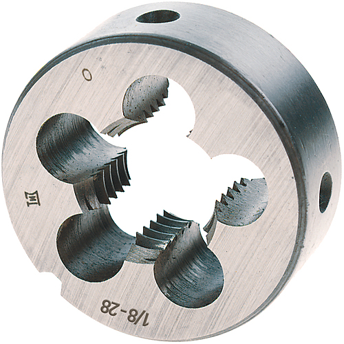 Round Adjustable Dies - Fractional and Metric Sizes
