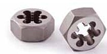 Hex Rethreading Dies - Fractional Sizes