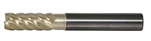 Solid Carbide Ultra High Performance Zirconium Coated 6 Flute Finishing End Mill (05000.12500.R06.S00000.)