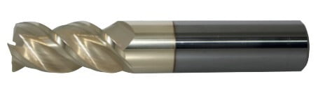 Inch Solid Carbide High Performance Zirconium Coated 3 Flute HPC End Mill Inch Solid Carbide High Performance Zirconium Coated 3 Flute HPC End Mill