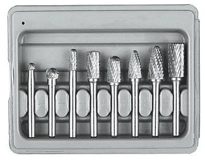 CARBIDE ROTARY FILE SET (1/8")