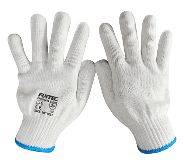10" Multipurpose Safety Raw White Cotton Yarn Working Gloves – Durable & Comfortable Hand Protection 10" Multipurpose Safety Raw White Cotton Yarn Working Gloves – Durable & Comfortable Hand Protection
